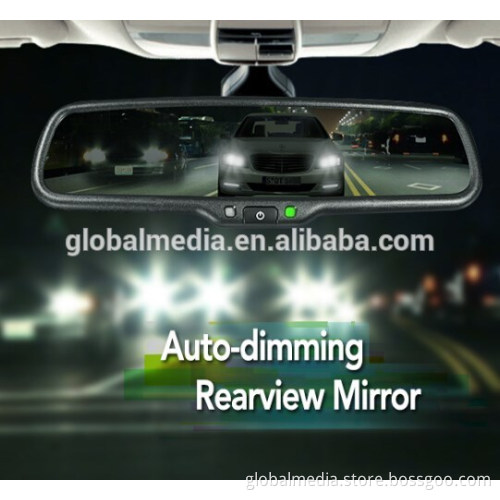 4.3 inch rearview mirror monitor with auto-dimming , parking sensor reverse camera